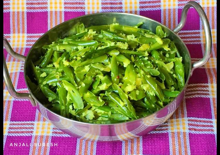 Easiest Way to Make Speedy Beans Foogath Goan style Beans stir fry