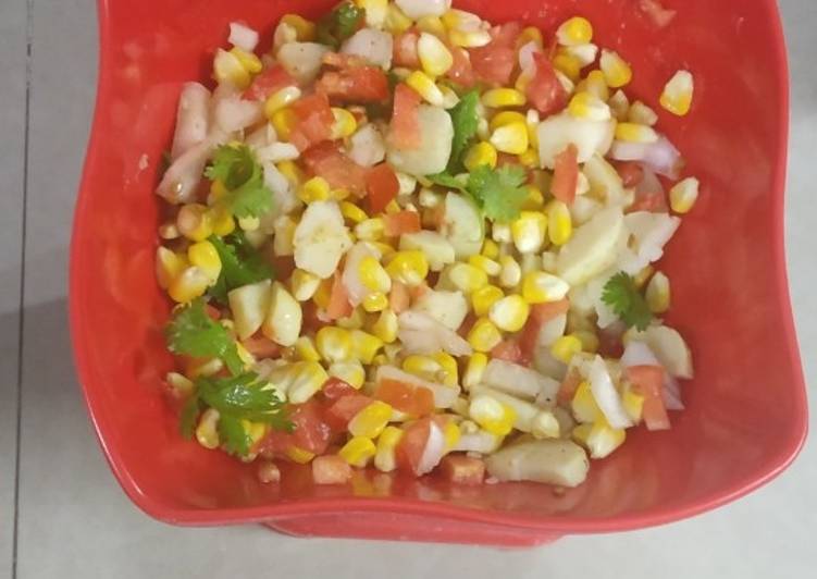 How to Make Super Quick Homemade Sweet corns chaat