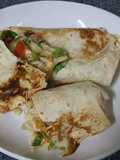 Flavourful Egg and Vegetable Wrap