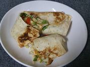 A picture of carrot egg wrap