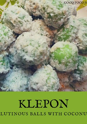 A picture of Klepon.