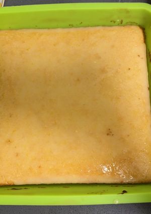 Una foto de Brownie de limón y avena