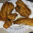 Marinated fish fillet steak with royco broth