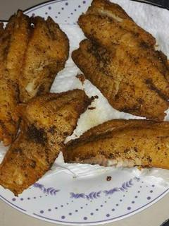 A picture of Marinated fish fillet steak with royco broth.