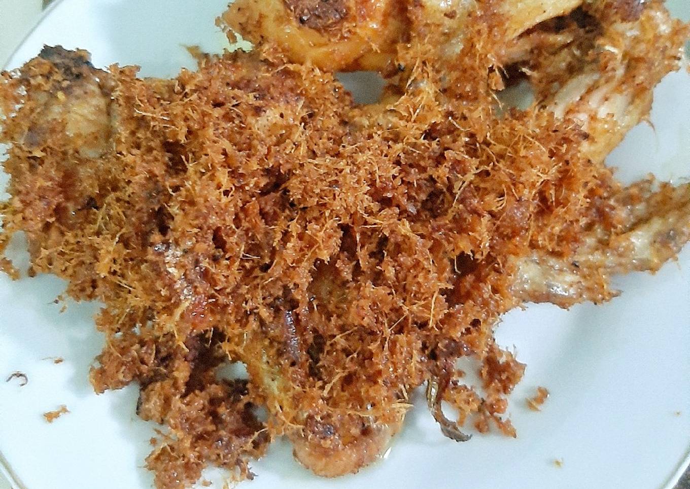 Ayam goreng lengkuas stok dikulkas