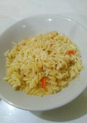 Foto resep Pasta Carbonara Pedas