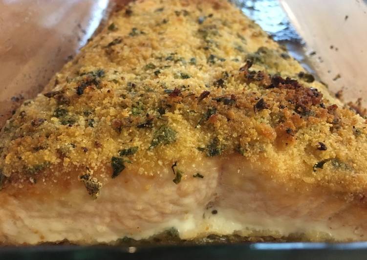 Salmone gratinato