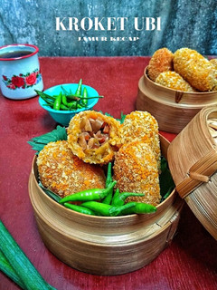 Foto resep Kroket Ubi Jamur Kecap