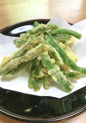 A picture of Green Bean Tempura.