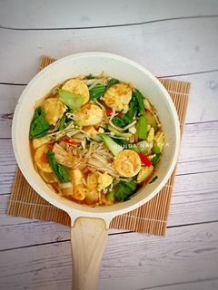 Foto resep Tumis Tofu Jamur Enoki