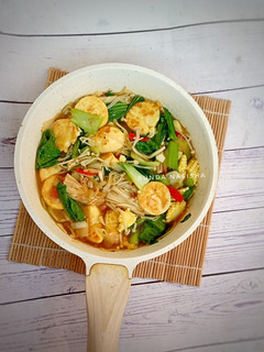 Foto resep Tumis Tofu Jamur Enoki