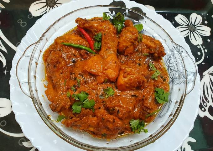 Recipe of Super Quick Homemade Makhmali Chicken Karahi