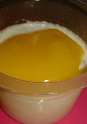 Foto resep Pudding Lychee Mango Sauce