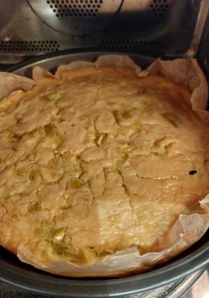 Une photo de Quiche poireau chèvre miel