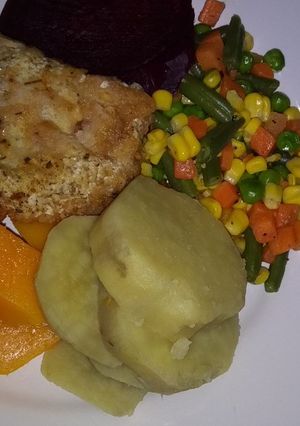A picture of Fried Fillet Hake Fish.