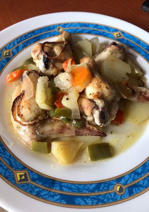 Una foto de Pollo “a la cerveza”
