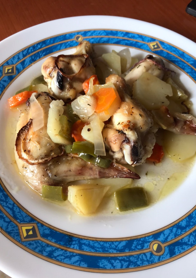 Una foto de Pollo “a la cerveza”