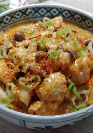 Hình của món Gà - nấm sốt cream cheese.