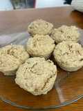 Muffins de pera y avena VEGANOS