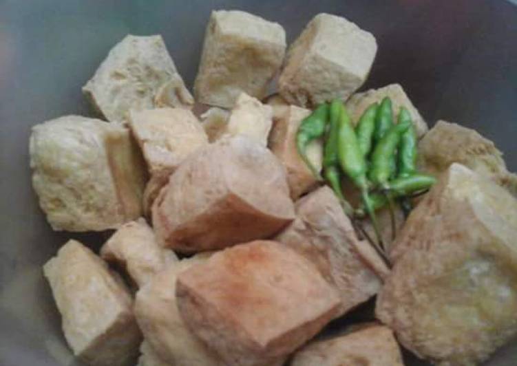 Tahu goreng garing