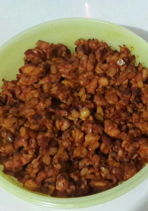 Foto resep Kering tempe sambal masak habang