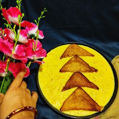 A picture of Kesariya Shahi tukda.