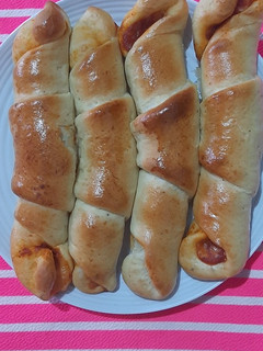 Una foto de Flautas de jamón y queso horneadas