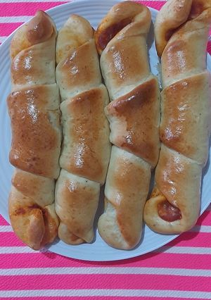 Una foto de Flautas de jamón y queso horneadas
