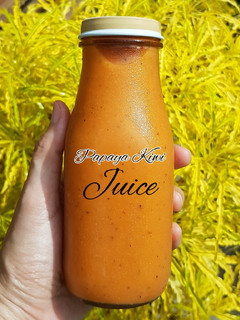 Foto resep Jus Pepaya Kiwi + Biji Pepaya