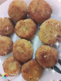 صورة لوصفة كروكات الأرز المحشية بالدجاج