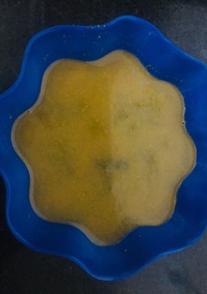 A picture of Horsegram curry with malabar leaves (kudu Saar).