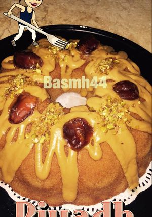 صورة لوصفة كيكة التمر بالتوفي