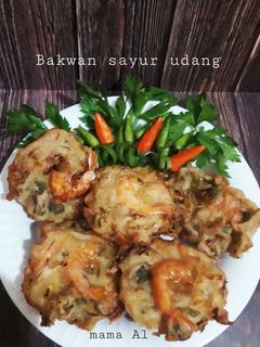 Foto resep Bakwan sayur udang