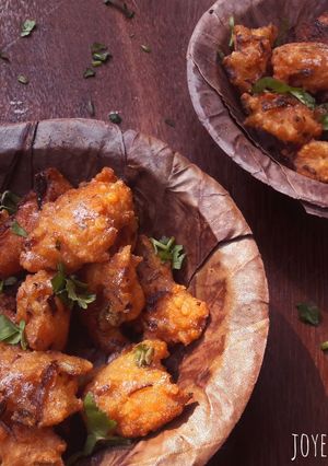 A picture of Masoor daal fritters.