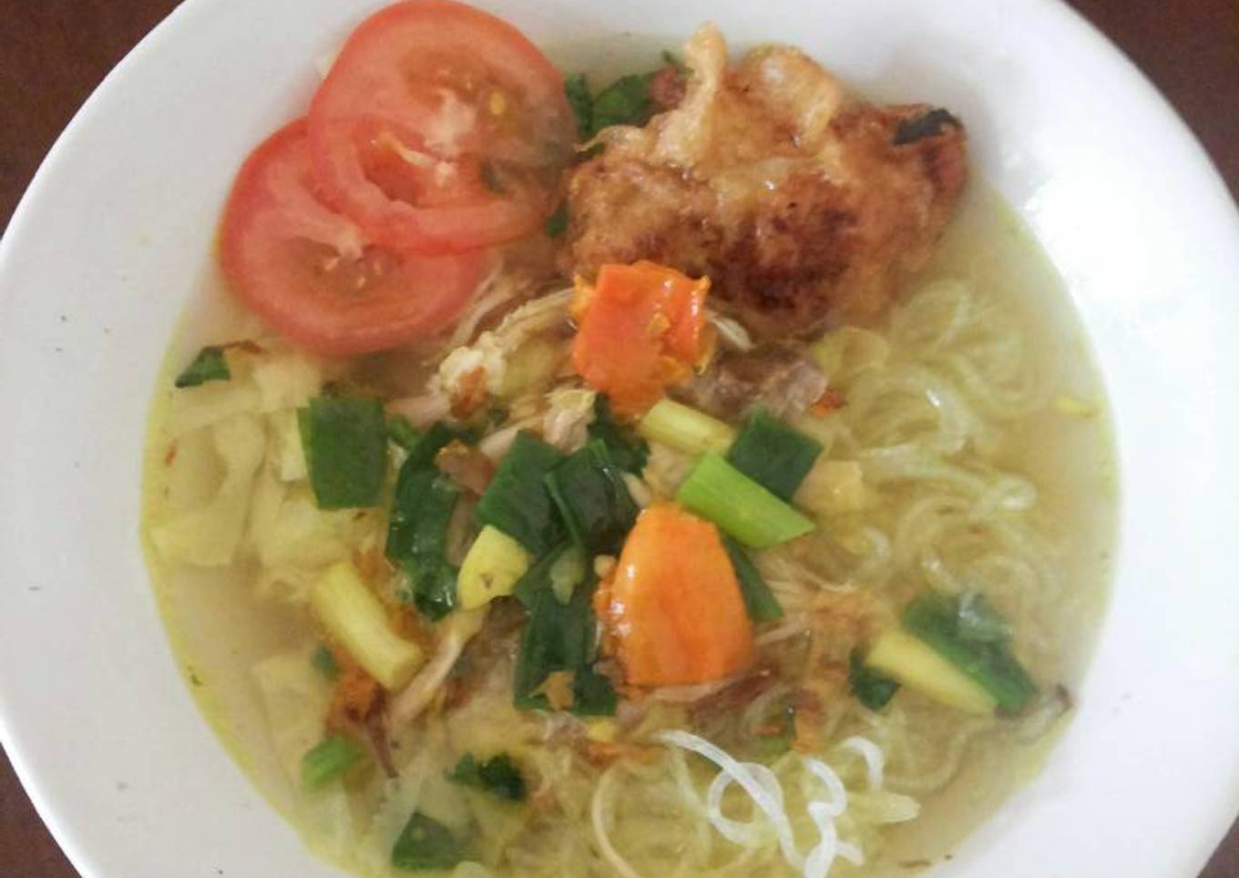 Soto ayam bening ala mamah (Posting rame2_Soto)