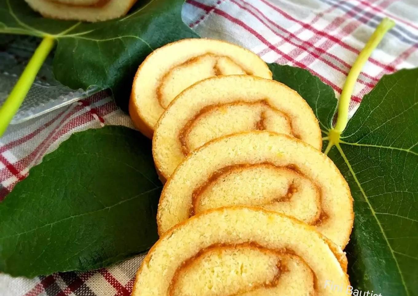 Brazo de gitano relleno de mermelada de brevas(rollo suizo)