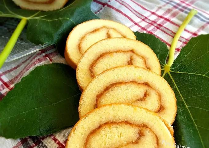 Brazo de gitano relleno de mermelada de brevas(rollo suizo) Receta de Fini  Bautista Angulo- Cookpad