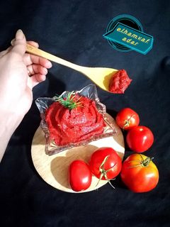 عکسی از دستور رب گوجه فرنگی خونگی الهام پز