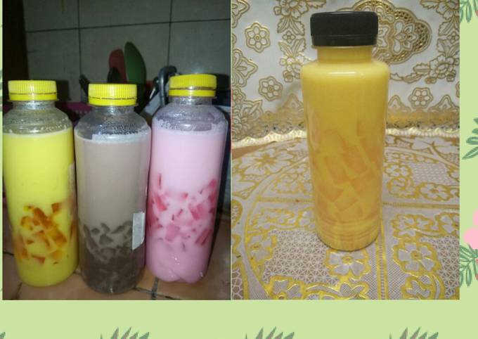 Cara membuat Es Suding(susu puding) simpel Cara membuat Es Suding(susu puding) simpel