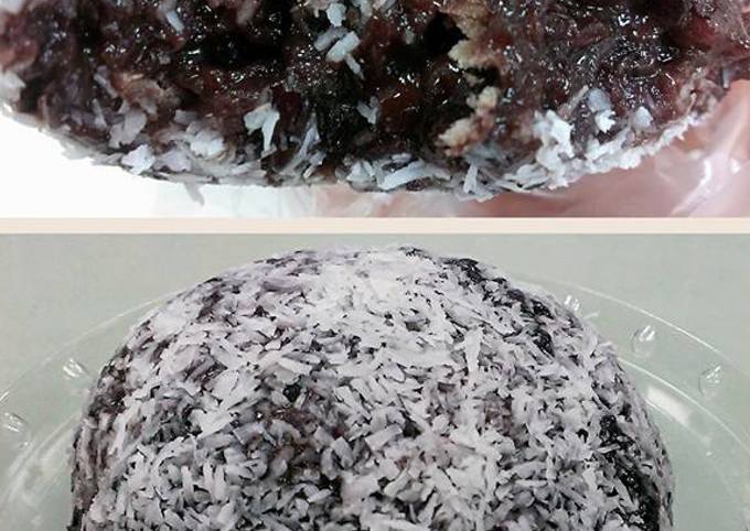 紅豆紫米椰絲糕 食譜成品照片