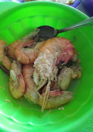 Foto resep Udang tumis simpel