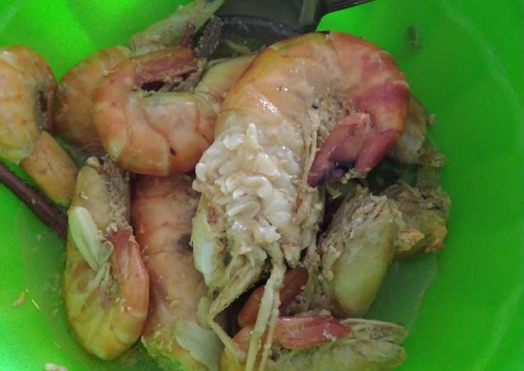 Udang tumis simpel