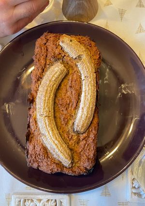 Banánkenyér recept fotója