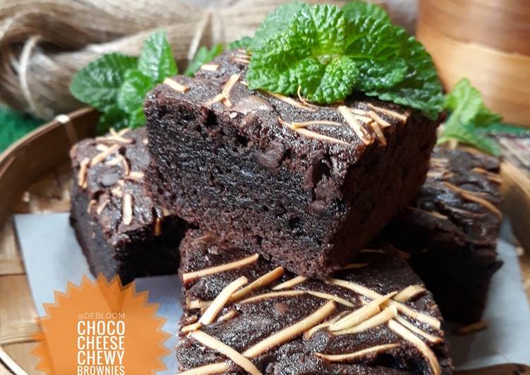 459. Choco Cheese Chewy Brownies #BikinRamadanBerkesan