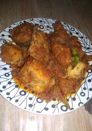 Foto resep Ayam sambel daun jeruk