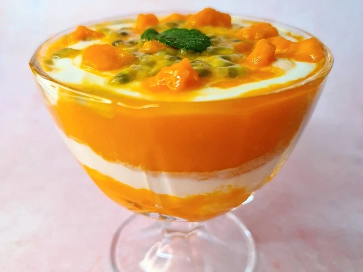 Recipe Mango & passion fruit fool the  Makes Drooling You can take Joss in your mouth