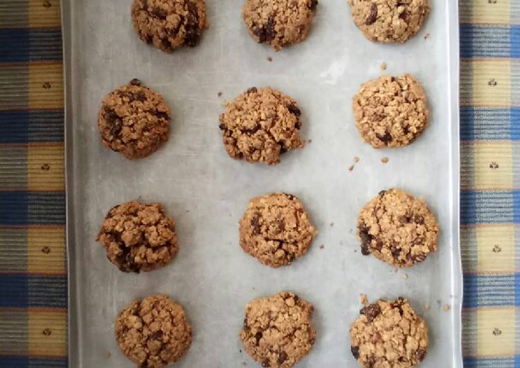 Resep Oatmeal raisin chocolate chip cookies Anti Gagal