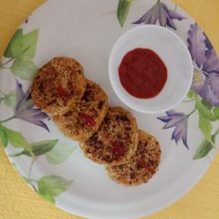 A picture of Oats potato cutlet.