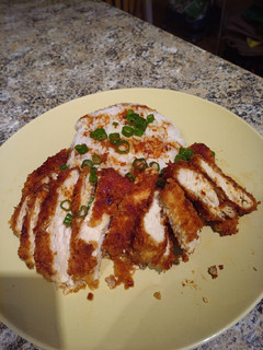 A picture of Chicken Katsu.