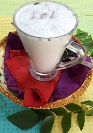A picture of Kadi patta lassi.